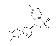 diethyl (2-((tosyloxy)imino)butyl)phosphonate结构式