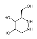 4,5-Pyridazinediol, hexahydro-3-(hydroxymethyl)-, (3R,4R,5S)- (9CI) Structure