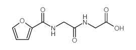 (2-[(FURAN-2-CARBONYL)-AMINO]-ACETYLAMINO)-ACETIC ACID结构式