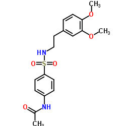 N-(4-(((2-(3,4-DIMETHOXYPHENYL)ETHYL)AMINO)SULFONYL)PHENYL)ETHANAMIDE Structure