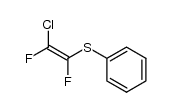 (Z)-(2-chloro-1,2-difluorovinyl)(phenyl)sulfane Structure