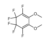 1,4,5,5,6,6-Hexafluoro-2,3-dimethoxy-1,3-cyclohexadiene结构式