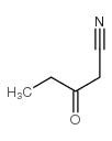 3-Oxopentanenitrile structure