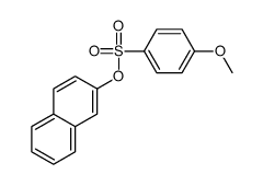 naphthalen-2-yl 4-methoxybenzenesulfonate结构式