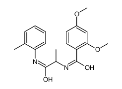 Benzamide, 2,4-dimethoxy-N-[1-methyl-2-[(2-methylphenyl)amino]-2-oxoethyl]- (9CI) picture