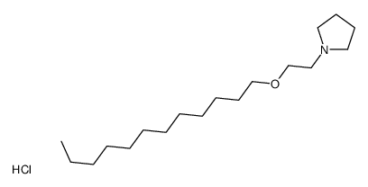 1-(2-(dodecyloxy)ethyl)pyrrolidine hydrochloride结构式