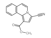 Pyrrolo[2,1-a]isoquinoline-1-carboxylic acid, 3-cyano-, methyl ester Structure