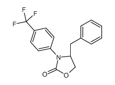 (4S)-4-benzyl-3-[4-(trifluoromethyl)phenyl]-1,3-oxazolidin-2-one Structure