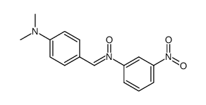 α-(4-(dimethylamino)phenyl)-N-(3-nitrophenyl)nitrone结构式