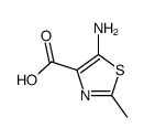 5-氨基-2-甲基噻唑-4-羧酸结构式