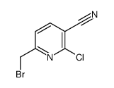 6-(Bromomethyl)-2-chloronicotinonitrile structure