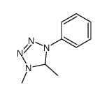 1,5-dimethyl-4-phenyl-5H-tetrazole Structure