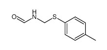 N-[(p-tolylthio)methyl]formamide Structure