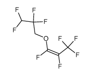 1,2,3,3,3-pentafluoro-1-(2,2,3,3-tetrafluoropropoxy)-1-propene Structure