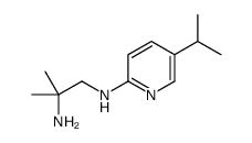 2-甲基-N1-[5-(1-甲基乙基)-2-吡啶]-1,2-丙二胺结构式