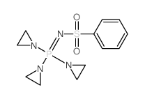 Benzenesulfonamide,N-(tri-1-aziridinylphosphoranylidene)- structure