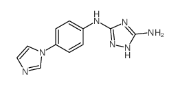 N3-(4-(1H-IMIDAZOL-1-YL)PHENYL)-1H-1,2,4-TRIAZOLE-3,5-DIAMINE picture