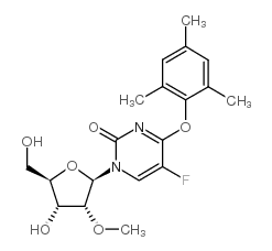 5-fluoro-o4-(2,4,6-trimethylphenyl)-2'-o-methyluridine Structure