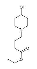 Ethyl 4-(4-hydroxy-1-piperidinyl)butanoate结构式