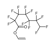 ethenyl 2,2,3,3,4,4,5,5,6,6,7,7-dodecafluoroheptanoate结构式