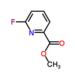 2-氟吡啶-6-甲酸甲酯结构式