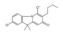 7-butyl-2-chloro-10,10-dimethyl-8-oxopyrido[1,2-a]indol-6-olate Structure