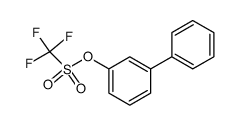 [1,1'-biphenyl]-3-yl trifluoromethanesulfonate Structure