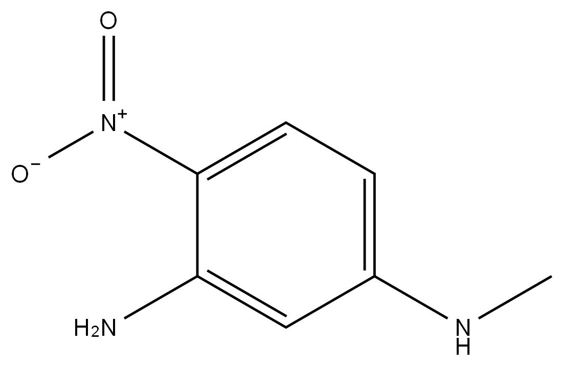 N1-methyl-4-nitrobenzene-1,3-diamine Structure