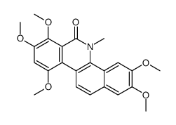 2,3,7,8,10-pentamethoxy-5-methylbenzo[c]phenanthridin-6-one Structure