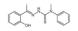 2-hydroxyacetophenone N(4)-methyl,phenyl thiosemicarbazone结构式