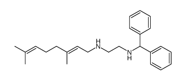 N-geranyl-N'-(1,1-diphenyl-methyl)ethane-1,2-diamine Structure