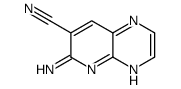 6-aminopyrido[2,3-b]pyrazine-7-carbonitrile结构式