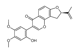 Derritol-isoflavon结构式