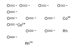 tri-μ-carbonyltetracarbonyl(pentacarbonyldicobalt)dirhodium结构式