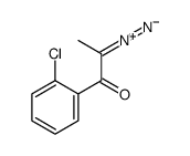 1-(2-chlorophenyl)-2-diazonioprop-1-en-1-olate Structure