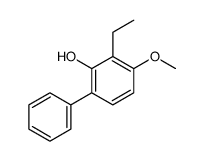 [1,1-Biphenyl]-2-ol,3-ethyl-4-methoxy-(9CI) Structure