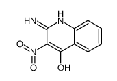 2-amino-3-nitro-1H-quinolin-4-one Structure