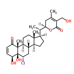 6alpha-Chloro-5beta-hydroxywithaferin A Structure