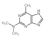 9H-Purin-2-amine,N,N,6-trimethyl- structure