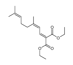 diethyl 2-(3,7-dimethylocta-2,6-dienylidene)propanedioate Structure