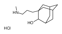 1-[3-(methylamino)propyl]adamantan-2-ol,hydrochloride Structure