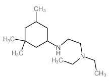 N,N-diethyl-N-(3,3,5-trimethylcyclohexyl)ethane-1,2-diamine structure