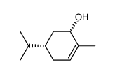 (2S,4S)-p-Menth-6(1)-en-2-ol结构式
