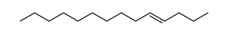 1-tetradecene Structure