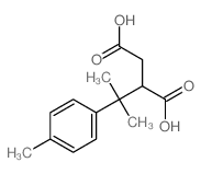 Butanoicacid, 3-methyl-3-(4-methylphenyl)- Structure