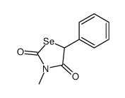 3-methyl-5-phenyl-1,3-selenazolidine-2,4-dione结构式