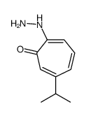 2-hydrazinyl-6-propan-2-ylcyclohepta-2,4,6-trien-1-one结构式