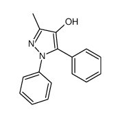 3-methyl-1,5-diphenylpyrazol-4-ol Structure