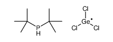 ditert-butylphosphane,trichlorogermanium Structure