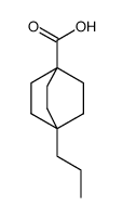4-propylbicyclo[2.2.2]octane-1-carboxylic acid Structure